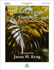 Hosanna, Loud Hosanna Handbell sheet music cover Thumbnail